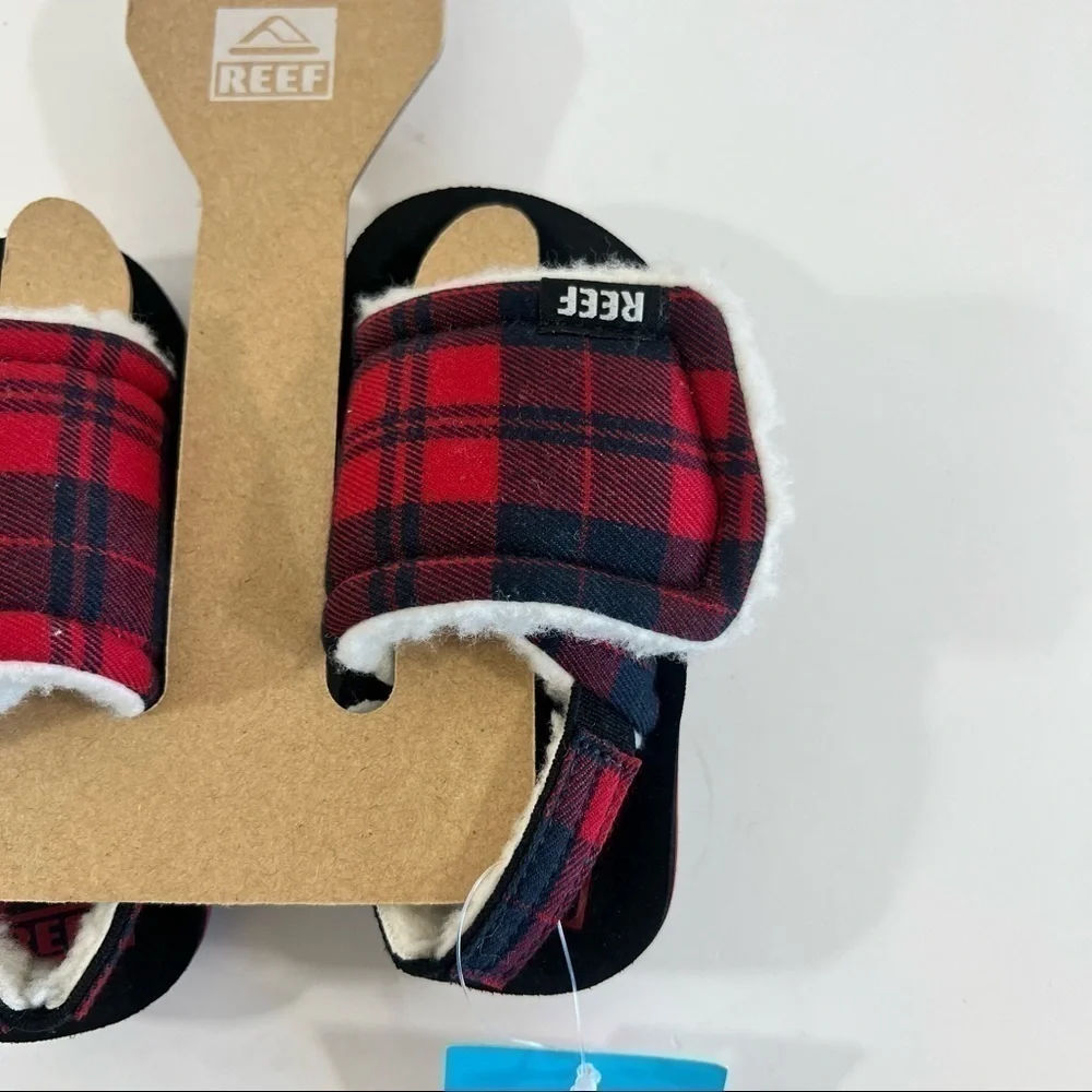 Reef Toddler Slip Ons Plaid NEW - Picture 4 of 10